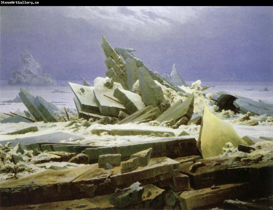 Caspar David Friedrich Shipwreck or Sea of Ice